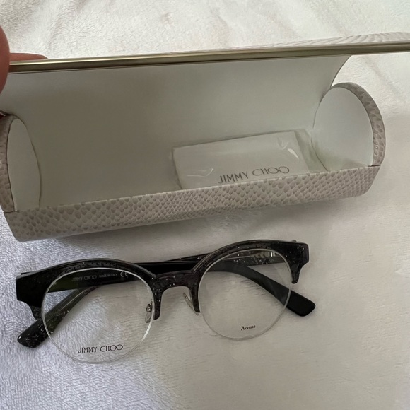 NWOT Jimmy Choo 151 glitter eyeglasses. - Picture 5 of 10